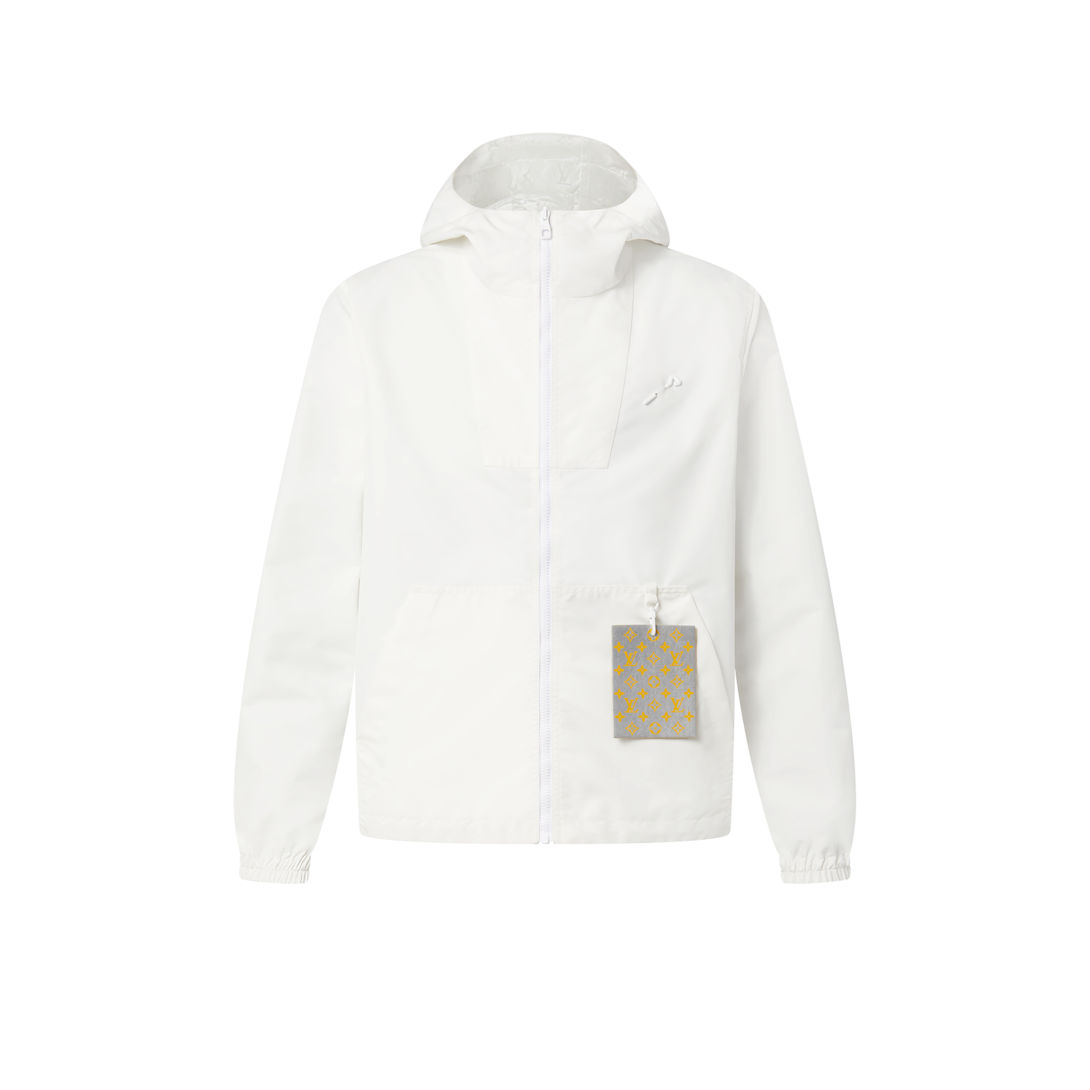 LOUIS VUITTON ホワイト エンボス 加工 ジャケット Monogram Reversible Nylon Windbreaker - Ready-to-Wear | LOUIS VUITTON